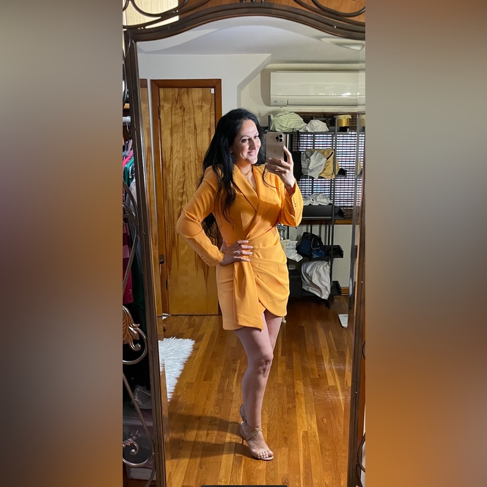 Orange dress